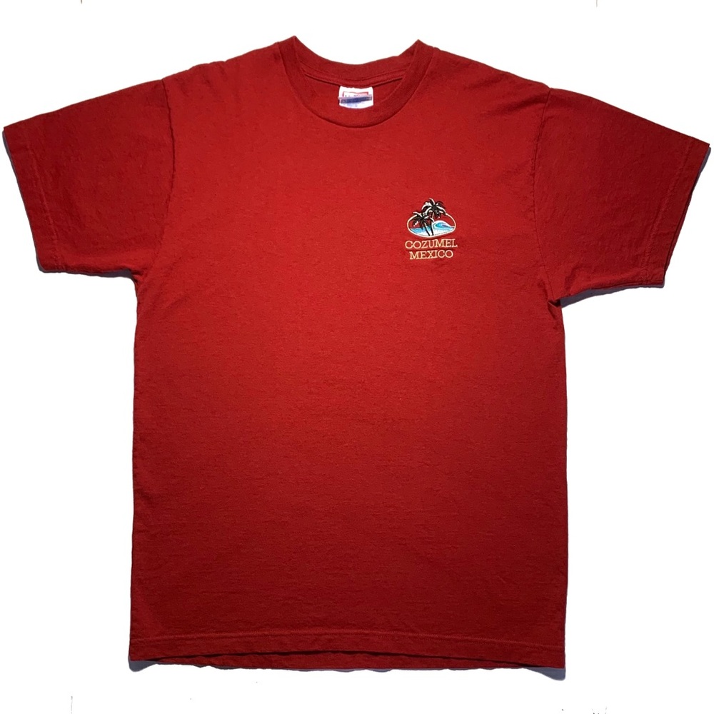 Men’s Cozumel Mexico red shirt Large